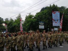 POTRET: Sejumlah kepala daerah mengikuti kegiatan retret di Akmil Magelang, Jumat (21/2/2025). (Dok. Istimewa)