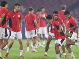 Sejumlah pesepak bola Timnas Indonesia mengikuti sesi latihan resmi jelang pertandingan kualifikasi Piala Dunia 2026 putaran ketiga Grup C di Stadion Utama Gelora Bung Karno, Jakarta, Rabu (4/6/2025). (Dok. Istimewa)