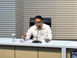 Pelaksana Tugas Deputi Penindakan dan Eksekusi Komisi Pemberantasan Korupsi Asep Guntur Rahayu memberikan keterangan di Gedung Merah Putih KPK, Jakarta, Selasa (9/9/2025). (Dok. Istimewa)