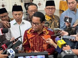 Sekretaris Jenderal Kementerian Agama Kamaruddin Amin dalam wawancara cegat usai menghadiri diskusi di Jakarta, Kamis (30/10/2025). (Dok. Istimewa)