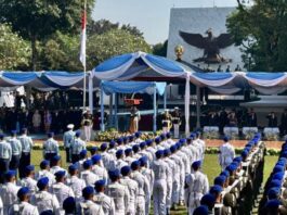 Presiden Prabowo Subianto memimpin upacara peringatan Hari Kesaktian Pancasila di Monumen Pancasila Sakti, Lubang Buaya, Jakarta, Rabu (1/10/2025). (Dok. Istimewa)