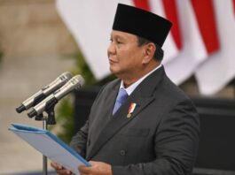 Presiden Prabowo Subianto memimpin pembacaan sumpah jabatan saat pelantikan pejabat baru di Istana Negara, Jakarta, Rabu (22/7/2026). (Dok. Istimewa)